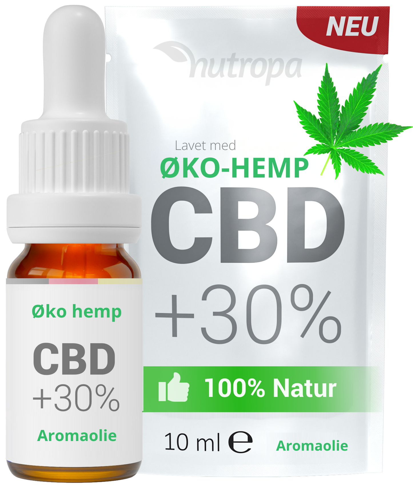 NatureMAX - 10 ml - Lille Flaske 30% CBD