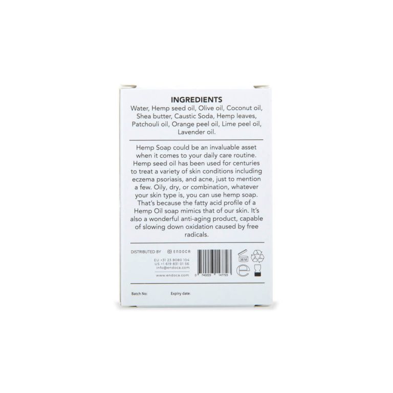 Endoca - Hemp soap - 1 pc.