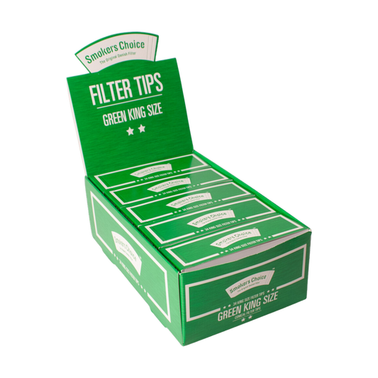 Smokers Choice Filter Tips King Size Green