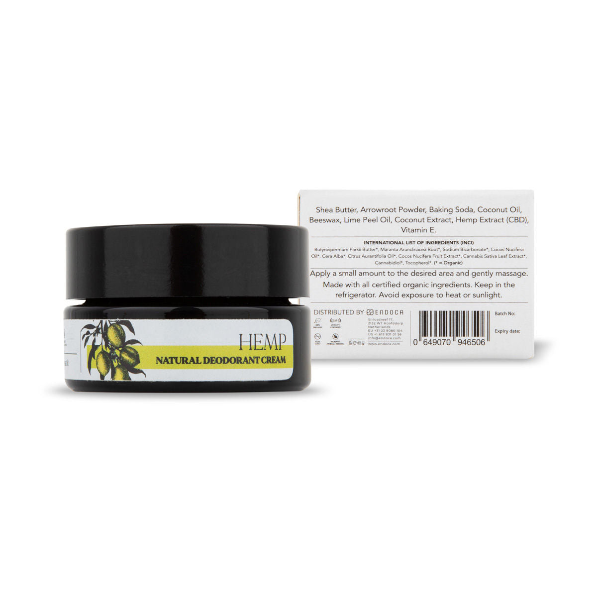 Endoca - Natural deodorant - 1 pc.